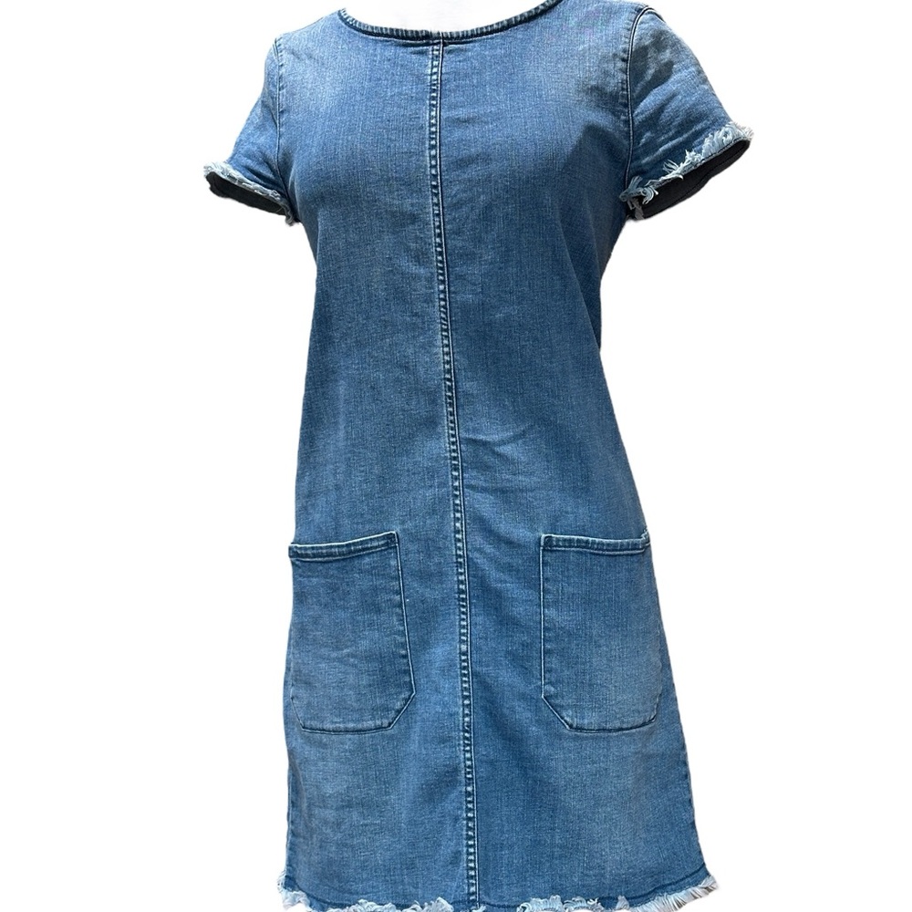 Max Jeans Blue Denim Midi Dress